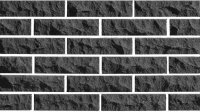 Фасадна плитка під цеглу LAND BRICK чорна скеля