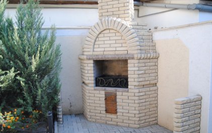 Кирпич для печей и каминов LAND BRICK скала белый