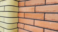 Кирпич для забора LAND BRICK полукруглый и колотый