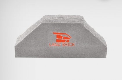 Кирпич фасонный двухугловой скала мокко LAND BRICK