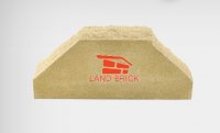 Кирпич фасонный двухугловой скала желтый LAND BRICK