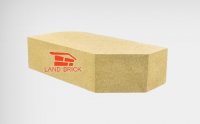 Кирпич угловой гладкий желтый LAND BRICK