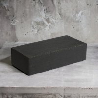 Облицовочный кирпич LAND BRICK черный гладкий 250х120х65 мм