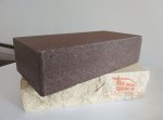 Облицовочный кирпич LAND BRICK гладкий коричневый