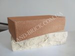 Облицовочный кирпич LAND BRICK гладкий персик
