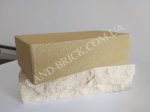 Облицовочный кирпич LAND BRICK гладкий желтый