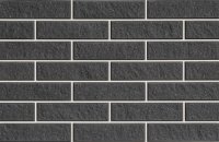 Облицовочный кирпич LAND BRICK колотый черный