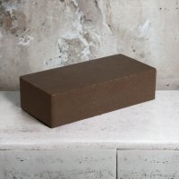 Облицовочный кирпич LAND BRICK коричневый гладкий 250х120х65 мм