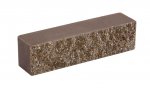 Облицовочный кирпич LAND BRICK половинка колотый коричневый