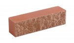 Облицовочный кирпич LAND BRICK половинка колотый красный