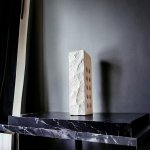 Облицовочный кирпич LAND BRICK рваный скала белый 250х100х65 мм