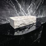 Облицовочный кирпич LAND BRICK рваный скала мокко 250х100х65 мм