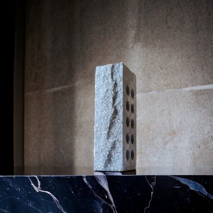 Облицювальна цегла LAND BRICK рвана скеля сіра 250х100х65 мм
