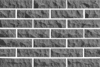 Облицовочный кирпич LAND BRICK рваный скала серый