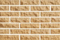 Облицовочный кирпич LAND BRICK рваный скала персик