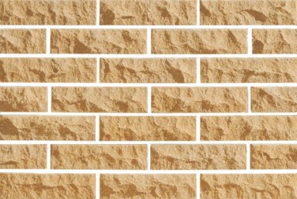Облицювальна цегла LAND BRICK рвана скеля персик рвана скеля персик