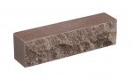 Облицовочный кирпич LAND BRICK скала половинка коричневый