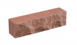 Облицовочный кирпич LAND BRICK скала половинка красный