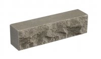 Облицовочный кирпич LAND BRICK скала половинка серый