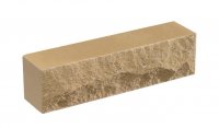 Облицовочный кирпич LAND BRICK скала половинка желтый
