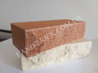 Рваный кирпич LAND BRICK персик полнотелый