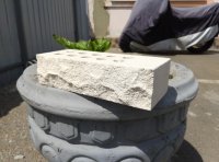 Рваный кирпич LAND BRICK пустотелый белый