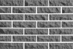 Рваный кирпич скала LAND BRICK серый полнотелый