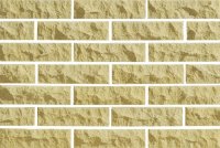 Рваный кирпич скала LAND BRICK желтый полнотелый
