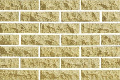 Рвана цегла скеля LAND BRICK жовта повнотіла жовта повнотіла